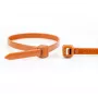 WKK Plastikinis kabelio raištis rudas 300x4.8 mm 100 vnt.
