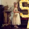 Souza! Sabine Gold High Heel Dress-Up Shoes for Girls Size 34