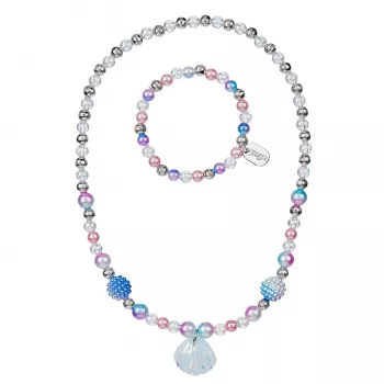 Papuošalų rinkinys mergaitėms Souza! Cleo Shell Bead Necklace and Bracelet Set