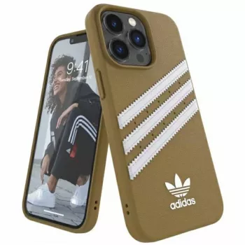 Adidas OR Moulded PU iPhone 13 Pro Dėklas Smėlio-Aukso 47806