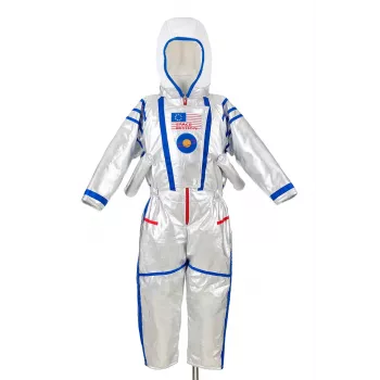 Souza! Astronaut Costume Jumpsuit Silver 5-7 Years