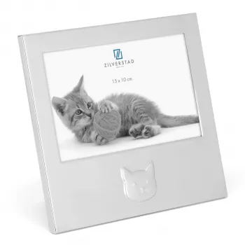 Zilverstad Cat 15x10 Metal Portrait Decorative Plaque 6917231
