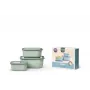 Mepal Cirqula Multi Bowl Set 3-Piece, Nordic Sage