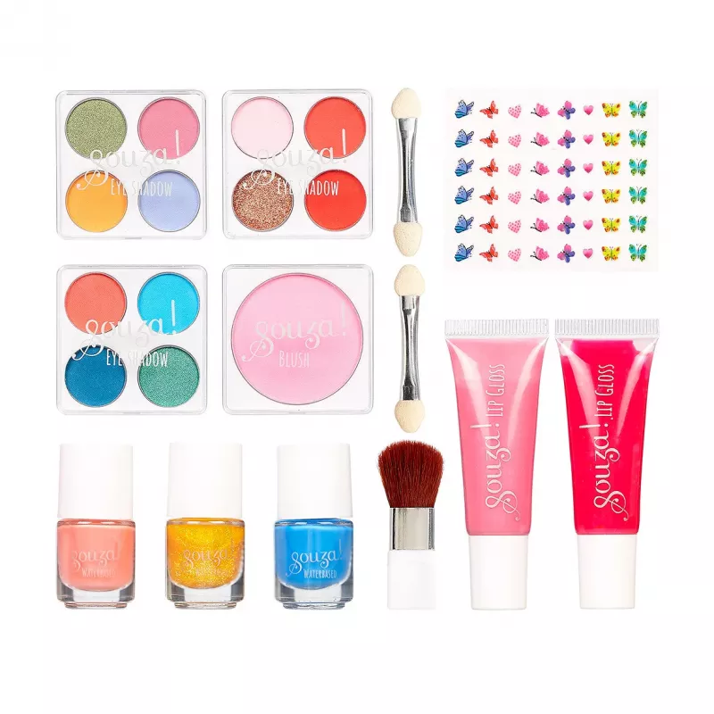 Souza! Beauty Luxe vaikų kosmetikos rinkinys, 13 dalių