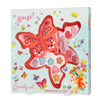 Souza vaikų makiažo rinkinys Butterfly 13 dalių