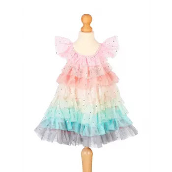 Souza! Fenne Rainbow Princess Tulle Dress Costume for Girls 3-4 Years