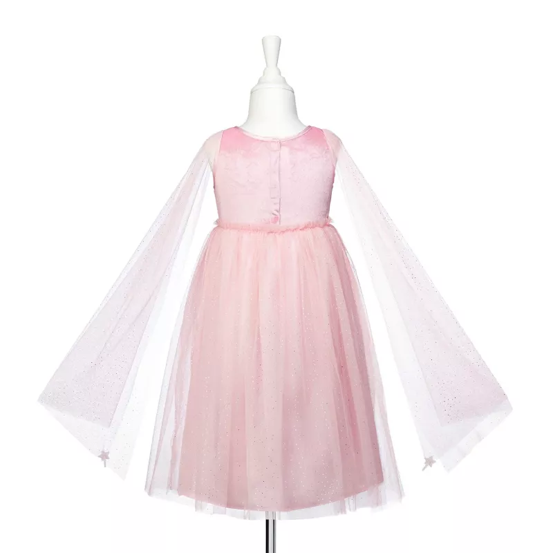 Souza! Princess Fairy Costume Dress Silvianne Pink Tulle Long Sleeves 8-10 Years