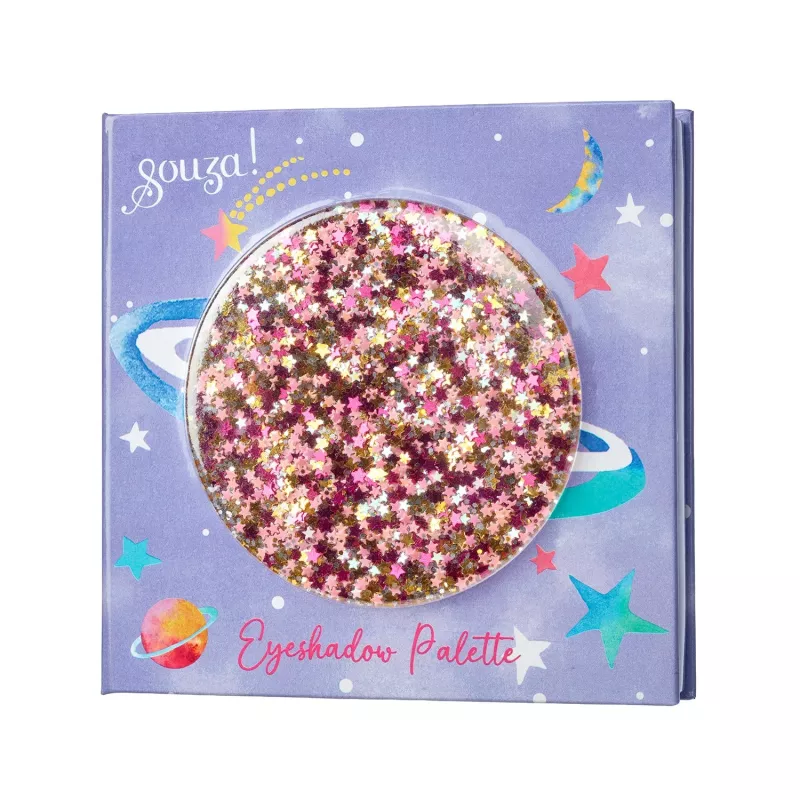 Souza! Galaxy akių šešėlių paletė vaikams su veidrodėliu, 9 vnt.
