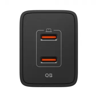 SPIGEN ESSENTIAL EE472EU 2 prievadų tinklo įkroviklis 47W juodas