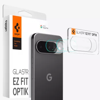 Spigen Optik Glas.tR Camera Lens Protector for Google Pixel 10 Pro XL, Transparent, 2-Pack