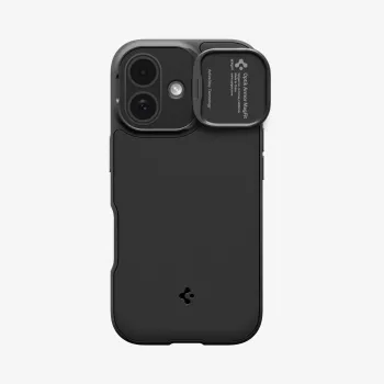 SPIGEN Optik Armor Mag MagSafe iPhone 17 Case Black