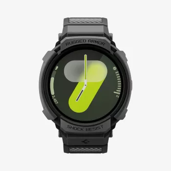 Spigen Rugged Armor Pro apyrankė, skirta Samsung Galaxy Watch 8 44mm, juoda