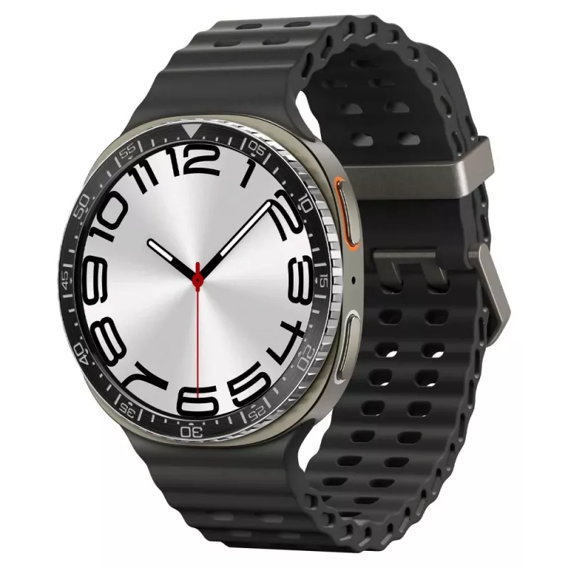 Spigen Bezel Tune apsauginis rėmelis Samsung Galaxy Watch 8 / Watch 9 (44 mm), juodos spalvos (ACS10008)