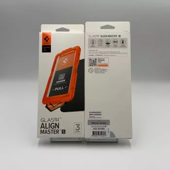 Spigen ALM GLAS.TR SLIM Grūdinto stiklo ekrano apsauga, skirta Apple iPhone 17 Pro Max (3 vnt., skaidri)