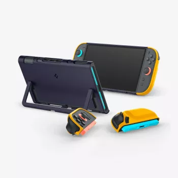 SPIGEN Nano Pop Nintendo Switch OLED Dėklas Blueberry Navy
