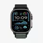 Spigen Rugged Armor Pro WBF1 diržas su dėklu, skirtas Apple Watch 44/45/46/49mm, juodas/žalias
