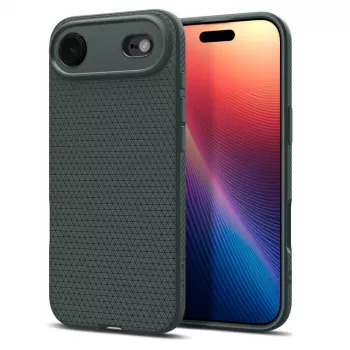 Spigen Liquid Air dėklas, skirtas Apple iPhone 17 Air, Abyss Green