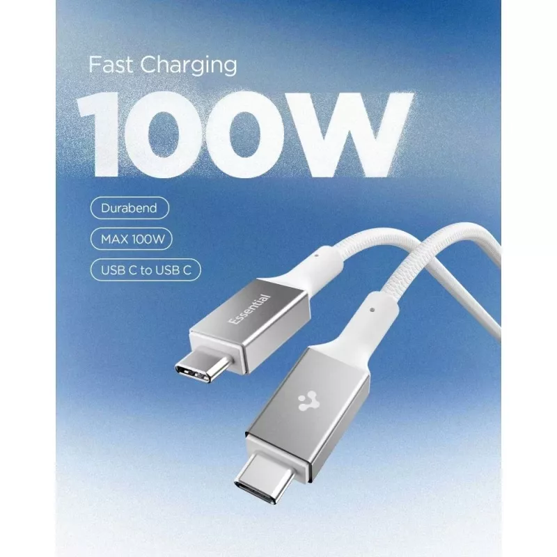 SPIGEN EB10015CC Essential USB-C į USB-C laidas 100W 150cm Baltas