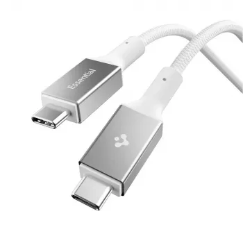 SPIGEN EB24015CC Essential Type-C laidas 240W 150cm Baltas