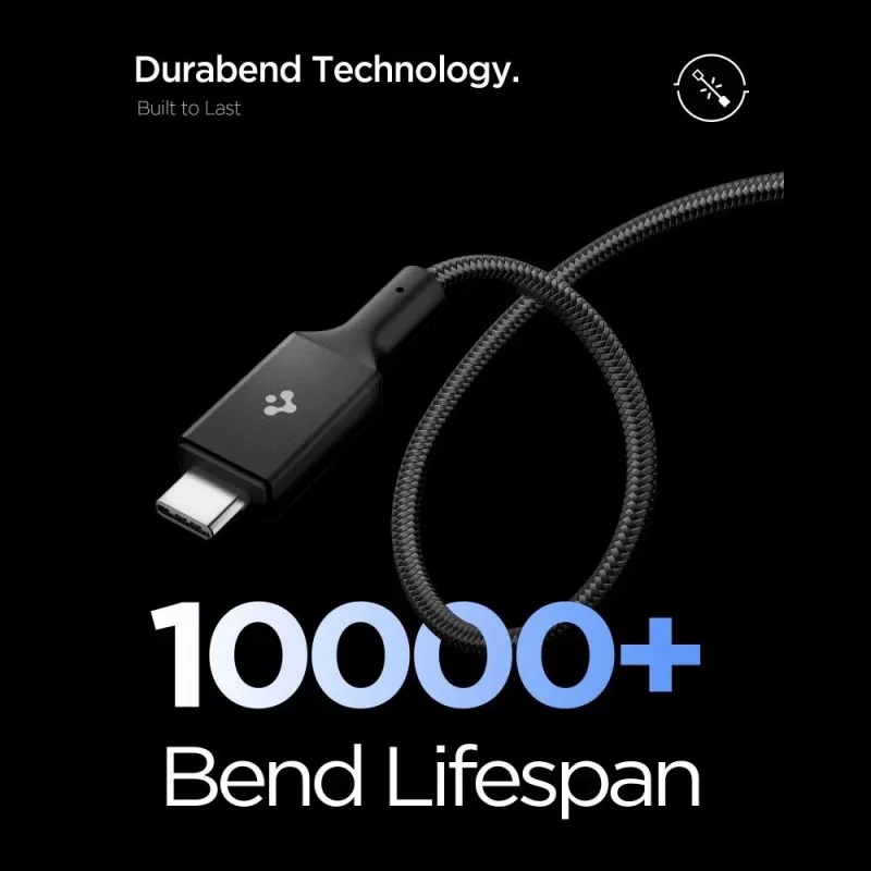 SPIGEN EB24015CC Essential USB-C į USB-C laidas 240W 150cm Juodas