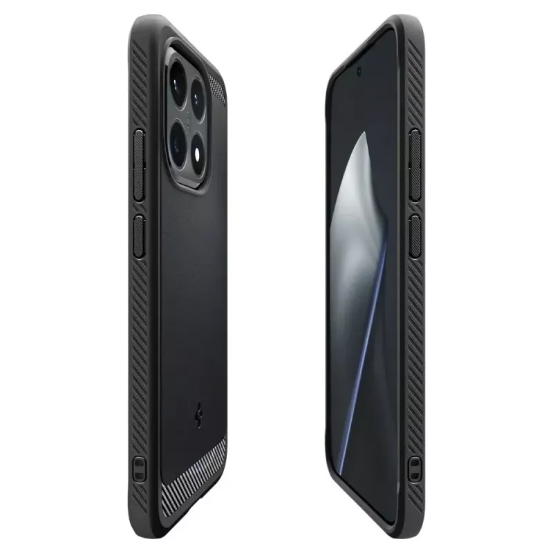Spigen Rugged Armor Dėklas, skirtas Xiaomi 13T / 13T Pro - Matinė Juoda