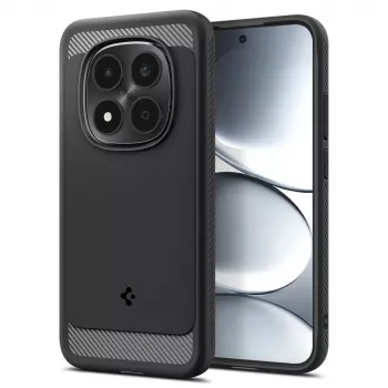 SPIGEN Rugged Armor Dėklas, skirtas Xiaomi Redmi Note 15 Pro 5G – Matinė Juoda