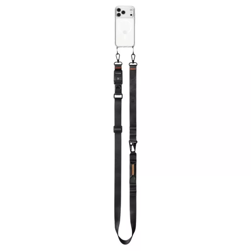 Spigen DA30M Universal Lanyard Strap Crossbody Black