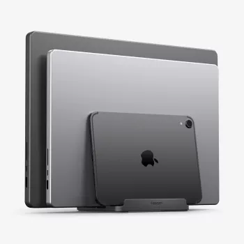 SPIGEN LD208S4 Vertikalus nešiojamojo kompiuterio stovas, Space Grey