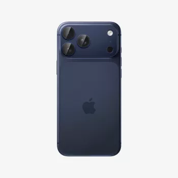 Spigen Optik Pro XL GLAS.TR EZ FIT Camera Protector, skirta Apple iPhone 17 Pro Max – Mėlyna