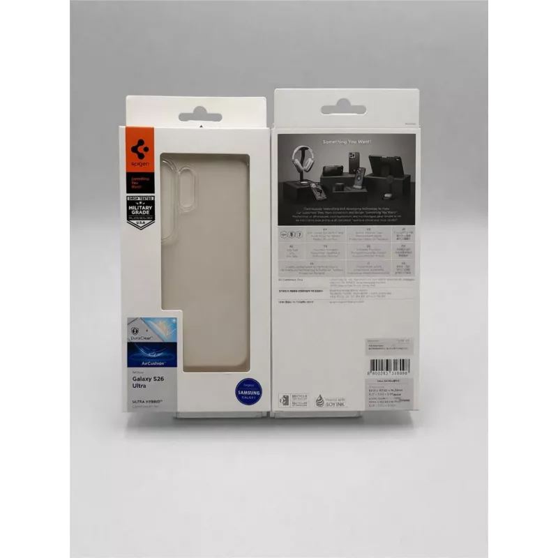 Spigen Ultra Hybrid Dėklas, skirtas Samsung Galaxy S26 Ultra – Skaidrus