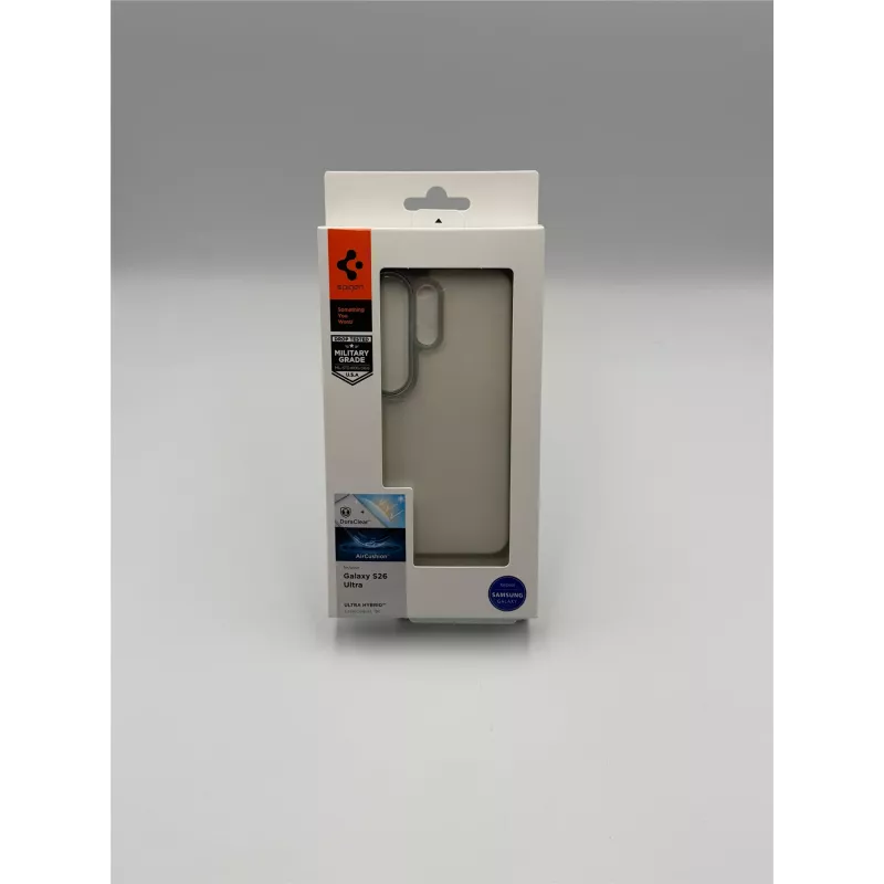 Spigen Ultra Hybrid dėklas, skirtas Samsung Galaxy S26 Ultra, permatomas/ juodas