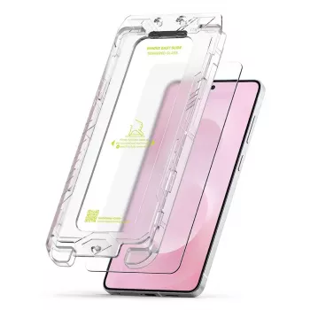 Ringke Easy Slide 2-Pack Grūdinto Stiklo Ekrano Apsauga, skirta Samsung Galaxy S25 Edge, Skaidri