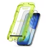 Ringke Easy Slide Grūdinto stiklo apsauginis ekrano stiklas 2 vnt., skirtas Apple iPhone 17 - juodas
