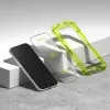 Ringke Easy Slide Grūdinto stiklo apsauginis ekrano stiklas 2 vnt., skirtas Apple iPhone 17 - juodas