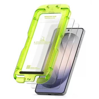 Ringke Easy Slide 2-Pack Grūdinto Stiklo Ekrano Apsauga, skirta Samsung Galaxy S26, Skaidri