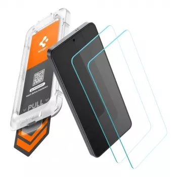 Spigen Glas.tR EZ Fit Pro AC HD 2-Pack Grūdinto Stiklo Ekrano Apsauga, Skaidri, skirta Samsung Galaxy S26+ Plus