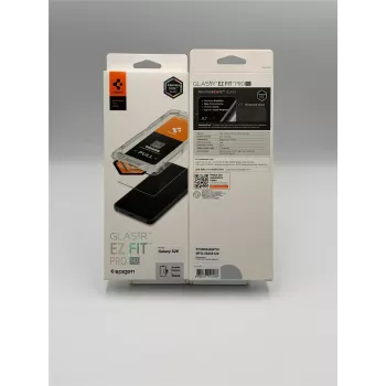 Spigen Glas.TR EZ Fit Pro AC HD grūdinto stiklo ekrano apsauga, skirta Samsung Galaxy S26, skaidri