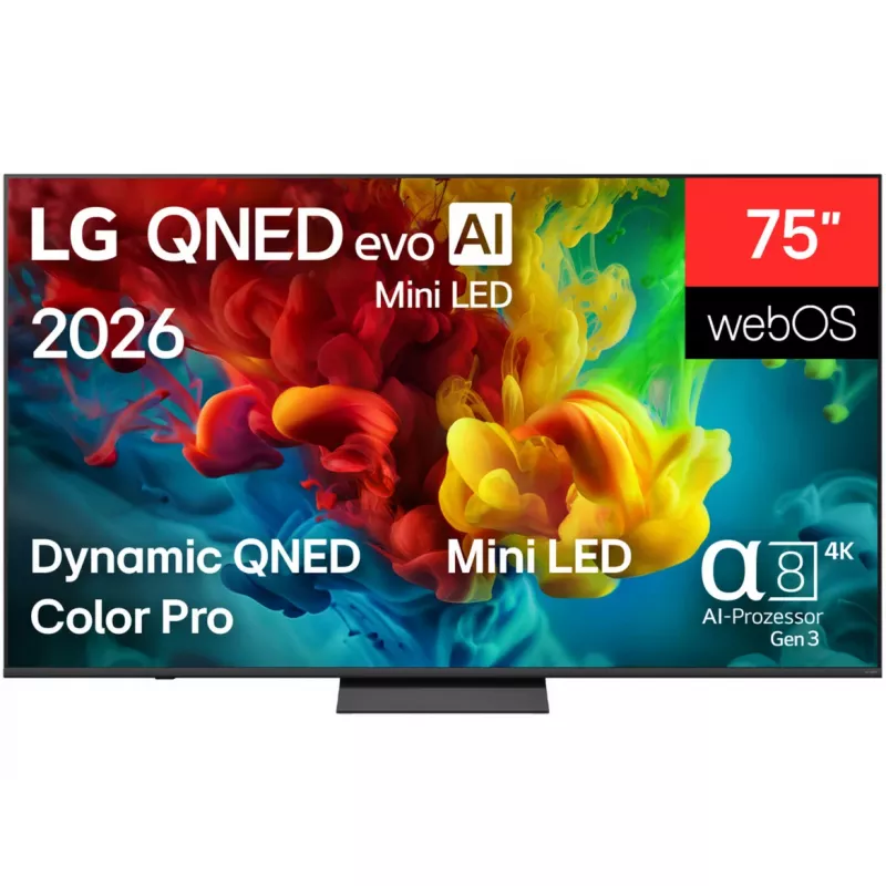 LG 75QNED83B6A 75 colių QNED MiniLED 4K išmanusis televizorius (2024)