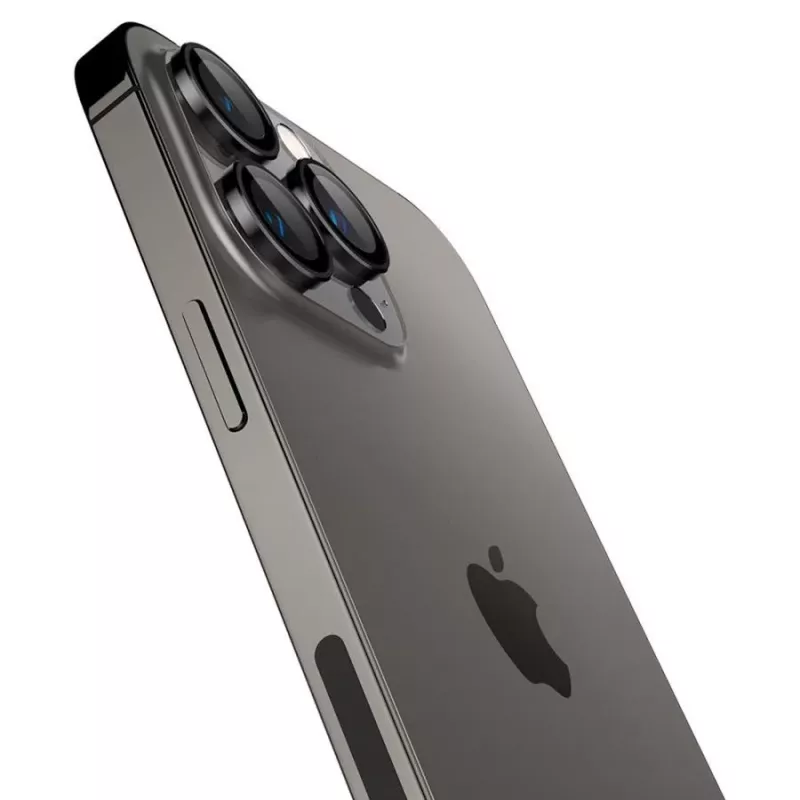 Spigen Optik.TR EZ Fit Camera Protector 2-Pack, iPhone 14 Pro / 14 Pro Max – juoda