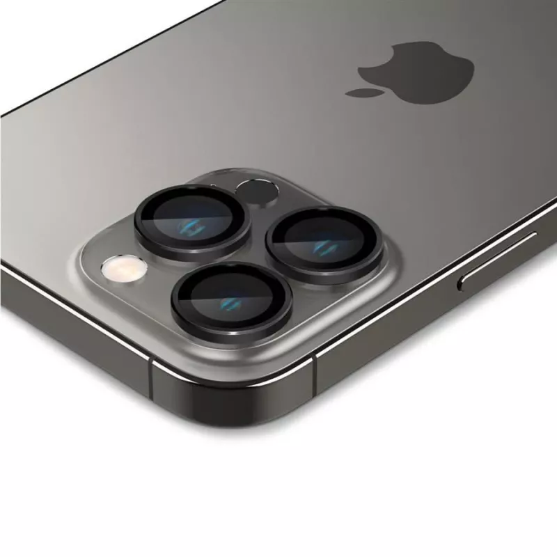 Spigen Optik.TR EZ Fit Camera Protector 2-Pack, iPhone 14 Pro / 14 Pro Max – juoda