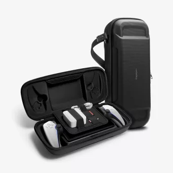 Spigen Rugged Armor Pro Dėklas, skirtas Sony PlayStation Portal – Juodas