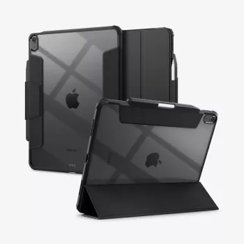 Spigen Ultra Hybrid Pro Folio Case, skirta iPad Air 13 colių (2024) – juoda