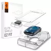 Spigen Elite Shield EZ Fit 2-Pack Hybrid Glass Screen Protector, Apple Watch 10 (46 mm), skaidrus
