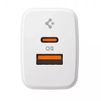 SPIGEN ESSENTIAL EE202EU 2-PORT NETWORK CHARGER 20W WHITE
