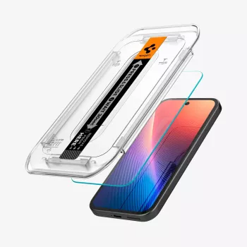 Spigen Glas.tR EZ Fit 2-Pack Screen Protector, Google Pixel 9a, Clear