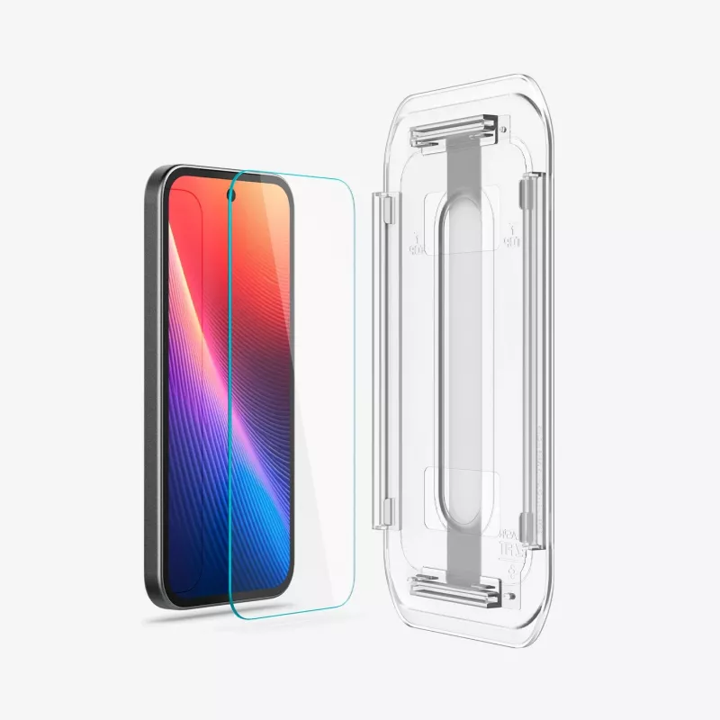 Spigen Glas.tR EZ Fit 2-Pack Screen Protector, Google Pixel 9a, Clear