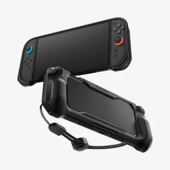 Spigen Rugged Armor Nintendo Switch 2 Dėklas Matinė Juoda