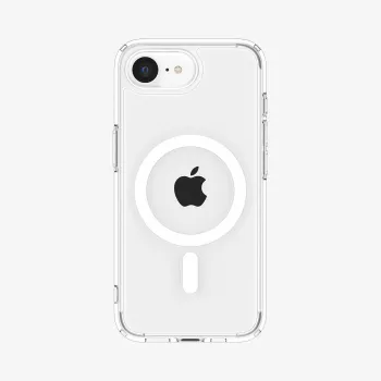 Spigen Ultra Hybrid Mag MagSafe iPhone 16e dėklas Baltas