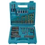 Makita B-49373 75 dalių grąžtų ir atsuktuvų antgalių rinkinys su plastikiniu dėklu