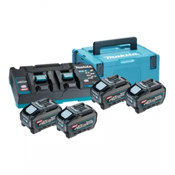 „Makita Power Source Kit Li 40V max. 5Ah“ – 2 akumuliatoriai ir greitasis įkroviklis XGT įrankių serijai